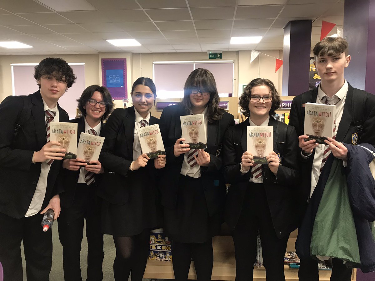 BC_OLC's tweet image. They’ve picked their next read already… #bookclub @cheltfestivals #RTRP @BC_EnglishDept @LibraryofBham @heath_kings @Literacy_Trust @Booktrust @Nnedi