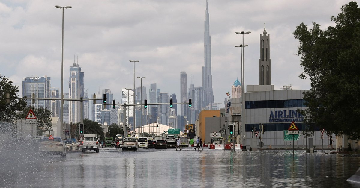 Emergency workers tried to clear waterclogged roads and people assessed the damage to homes and businesses after a rare and epic rainstorm swamped the United Arab Emirates. Dubai airport, a major travel hub, struggled to clear a backlog of flights reuters.com/world/middle-e…