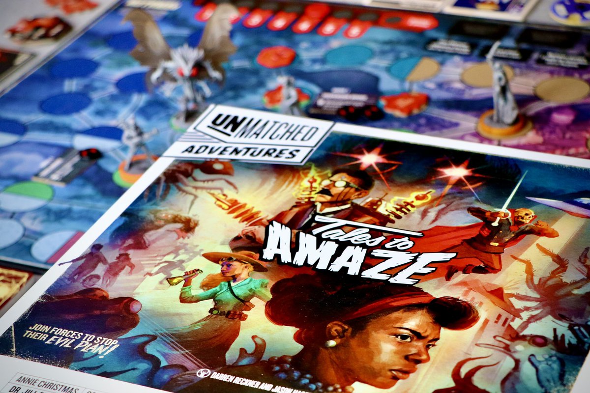 ⚔️ Ready for a cooperative challenge? Unmatched Adventures: Tales to Amaze pits heroes against ultimate evil. Read our thoughts here: tabletopping.games/2024/04/18/unm…

#BoardGames #Unmatched
@IELLO_France
