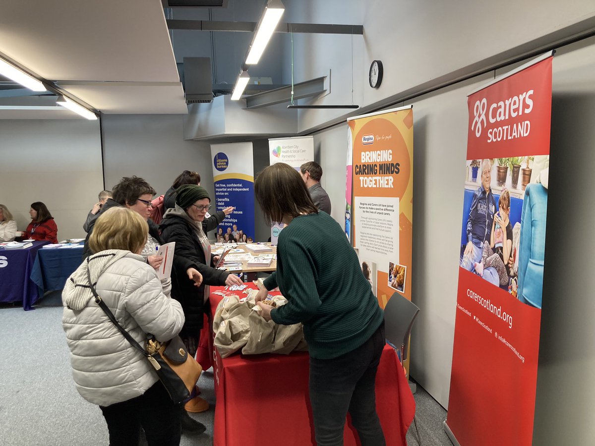 Great to be at our @CarersScotland Members roadshow in Aberdeen today. Looking forward to speaking with many carers today.