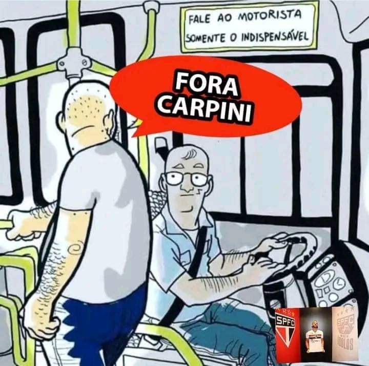 #ForaCarpini