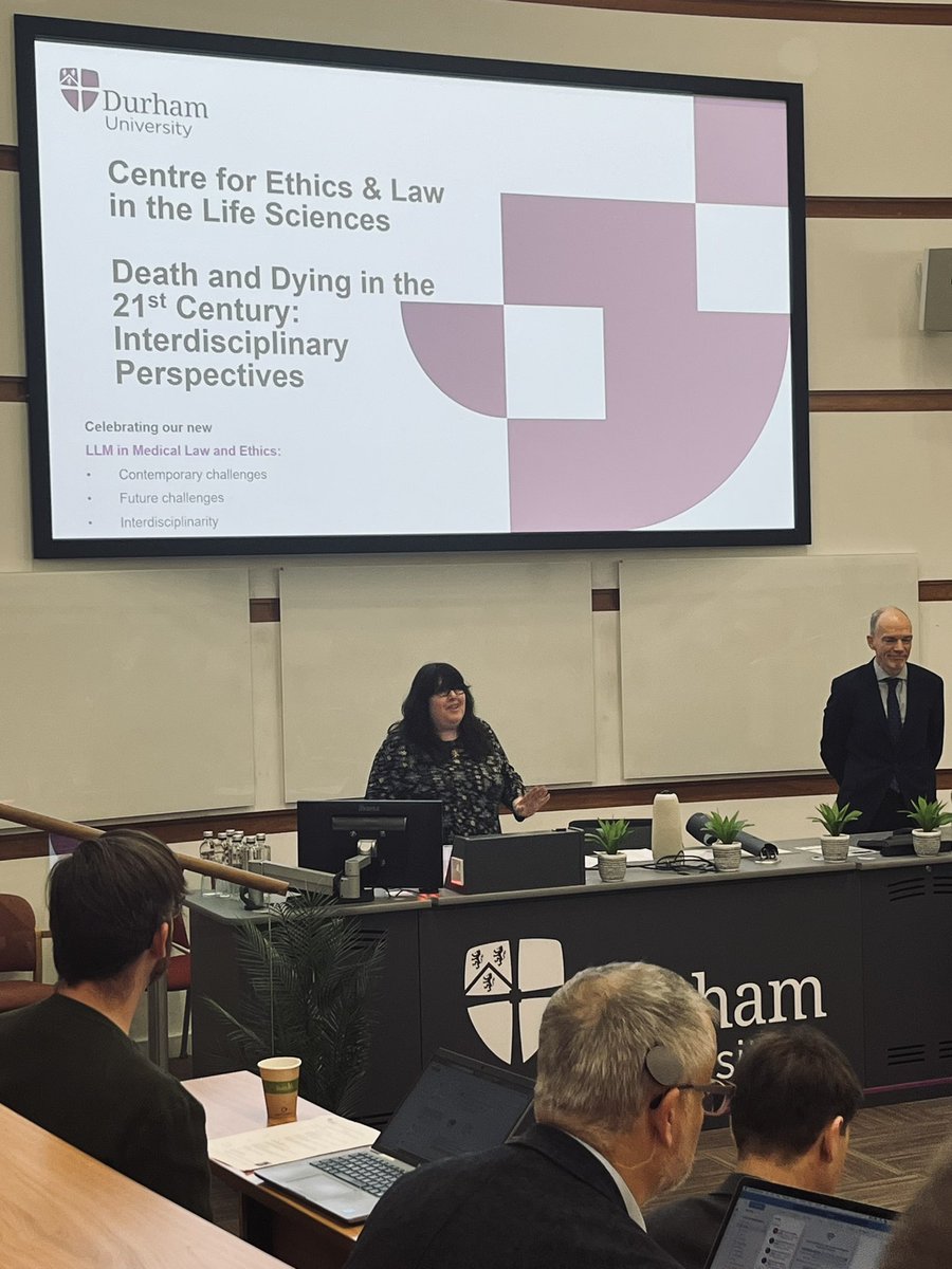 Wonderful to join colleagues at @DurhamCELLS @DurhamLawSchool for “Death and Dying in the 21st Century: Interdisciplinary Perspectives” chaired by our wonderful Co-Director @DrSamHalliday durham.ac.uk/research/insti…