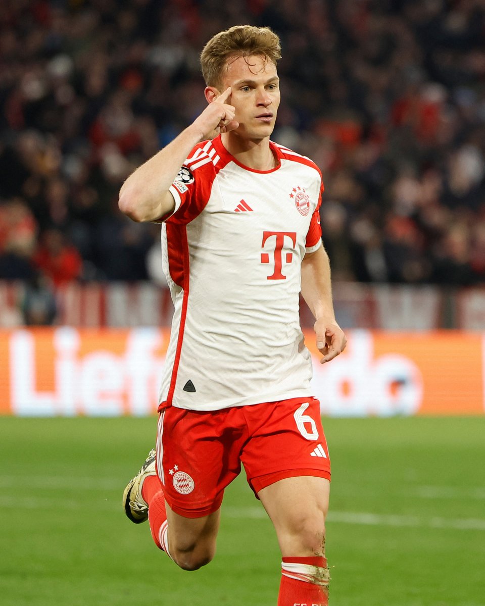 Kimmich in the knockouts... 

⚽️🆚 Arsenal, 2024 quarter-finals, 2nd leg
⚽️🆚 Man City, 2023 quarter-finals, 2nd leg
⚽️🆚 Barcelona, 2020 quarter-finals
⚽️🆚 Real Madrid, 2018 semi-finals, 2nd leg
⚽️🆚 Real Madrid, 2018 semi-finals, 1st leg

#UCL