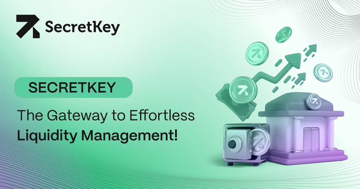 🚀Discover the future of liquidity management with #SecretKey! Step through the #SK404 gateway to transform your financial strategy. 

⚡️Easy, efficient, and secure asset flow at your fingertips. 

#Fintech #Liquidity #Web3 #DeFi