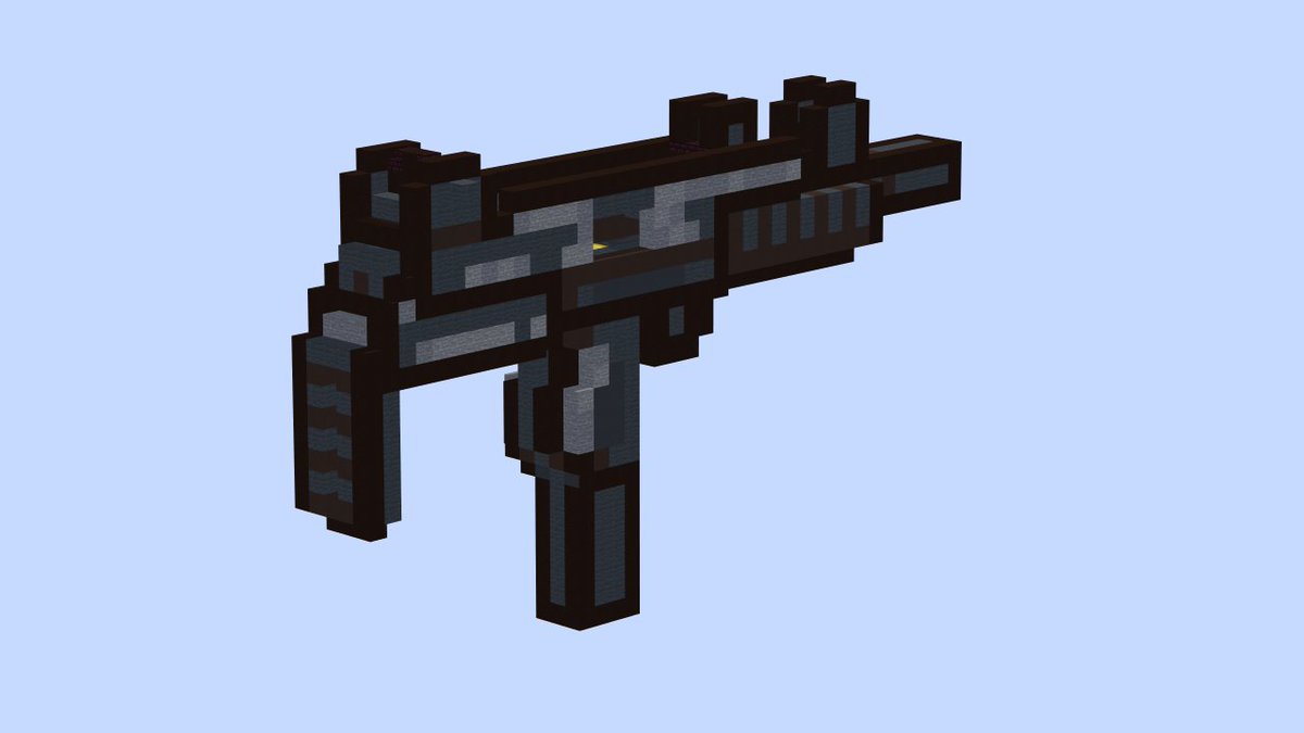 CinemaHanwil's tweet photo. UZI submachine gun rig from The Voxelated Armory for Mine-Imator 2.0+ https://t.co/FMErqdnIeN