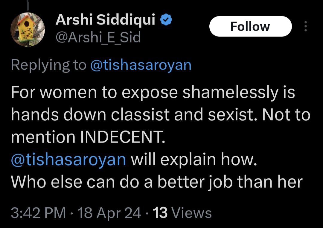 A scholar is a scholar till she comes for your favourite history. Yesterday I was a sanghi, today graduated to a BJP agent with hanging bréàsts and a slut shame worthy DP. Stick around folks, tuwannu sabnu changi tarah feminism sikha Dena main. :)

Lesson #23 Read this piece…