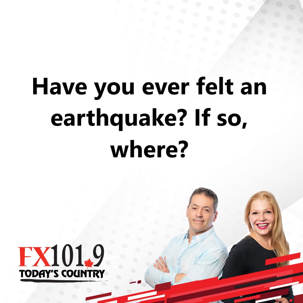 There was a 3.0 magnitude earthquake reported in Cape Breton last weekend! Not a big one, but they felt it! #FrankieHollywoodnMJ
