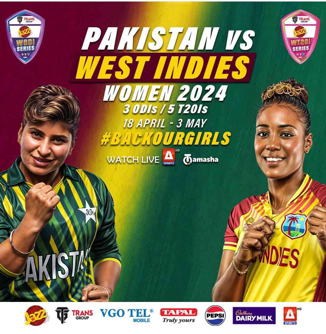 ZubyrKhan140257's tweet image. #pakistan v west indies womens cricket teams
#3odis&amp;amp;5 5t20s matches