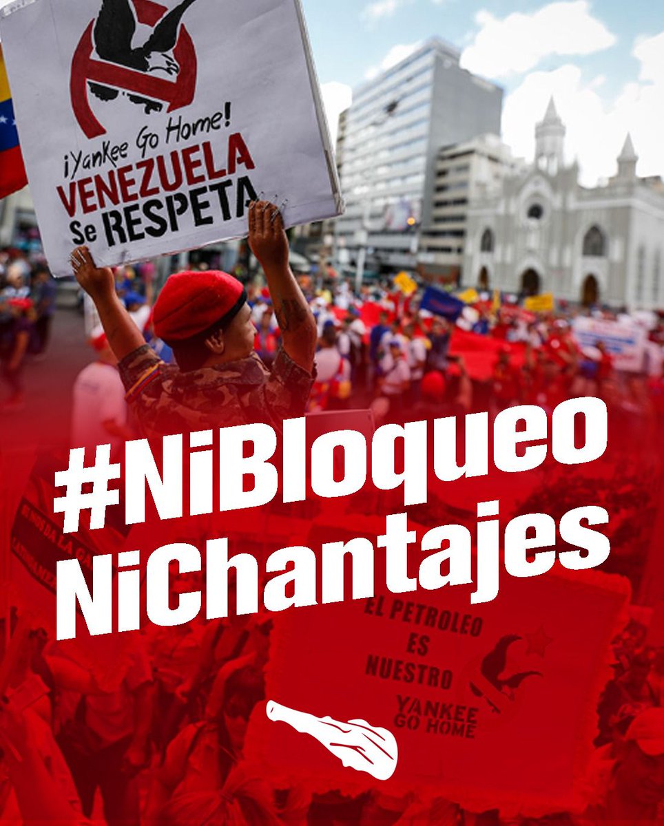 #18Abr Ya basta, nuestro pueblo venezolano se respeta.
#NiBloqueosNiChantajes