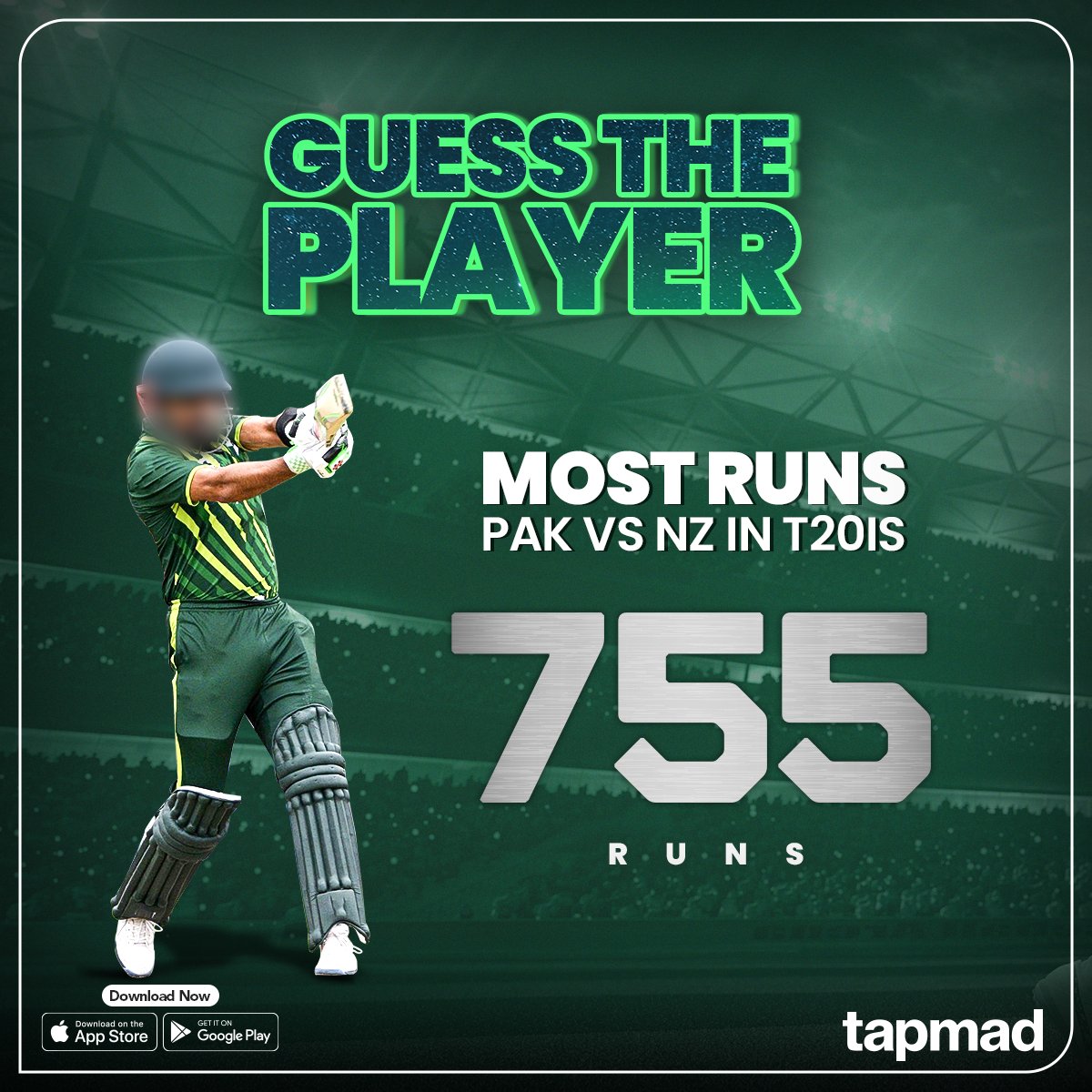 Hours away from the series opener⏳Can you name the batsman who’s topped the charts in PAK vs NZ T20 clashes?🤔 #PAKvNZ | #tapmad