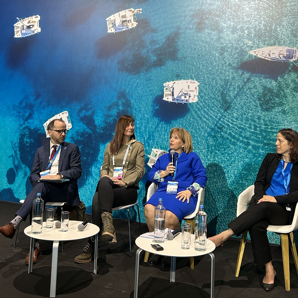 UNEP/MAP's Coordinator, Ms. Tatjana Hema, discussed UNEP/MAP #BarcelonaConvention priorities in responding to the problem of plastic marine litter, during the #OurOceanGreece 'Round table on navigating change: progress and prospects in the fight against marine plastic pollution'.