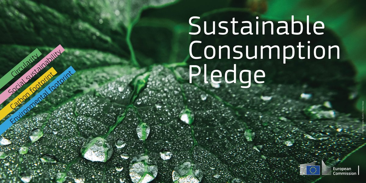 EU_Consumer's tweet photo. 🛒Today, we welcomed 12 new companies to the 🇪🇺 Sustainable Consumption Pledge. 🍃

We thank the new pledgers for their commitments to produce more sustainably 👇

https://t.co/mREeAZUSLD https://t.co/EjFB52mU3s