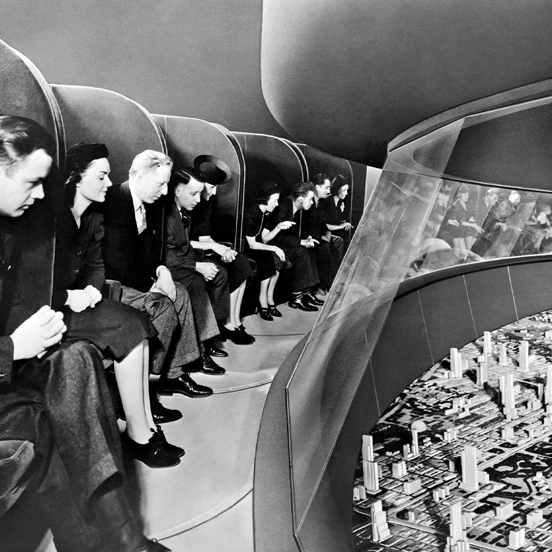 In 1939 American designer Norman Bel Geddes created 'Futurama