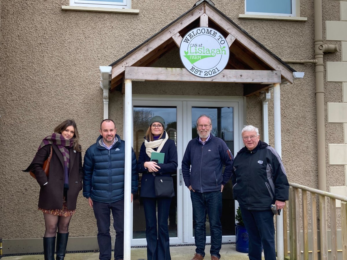 We headed up to north Antrim recently to visit Lislagan Farm! It's an 11 acre farm owned and operated by the lovely folk at the Compass Advocacy Network (CAN). The visit was an opportunity for some of our new staff & board members to see the amazing work they do!