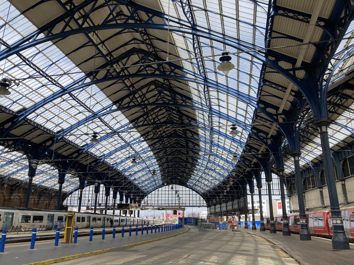 Brighton station opened #OnThisDay in 1840 - happy 184th birthday🥳 It opened for trains to Shoreham on 12 May 1840 and to London on 21 September 1841. The station site was extended for the opening of the Brighton Lewes and Hastings Railway on 8 June 1846 @SouthernRailUK