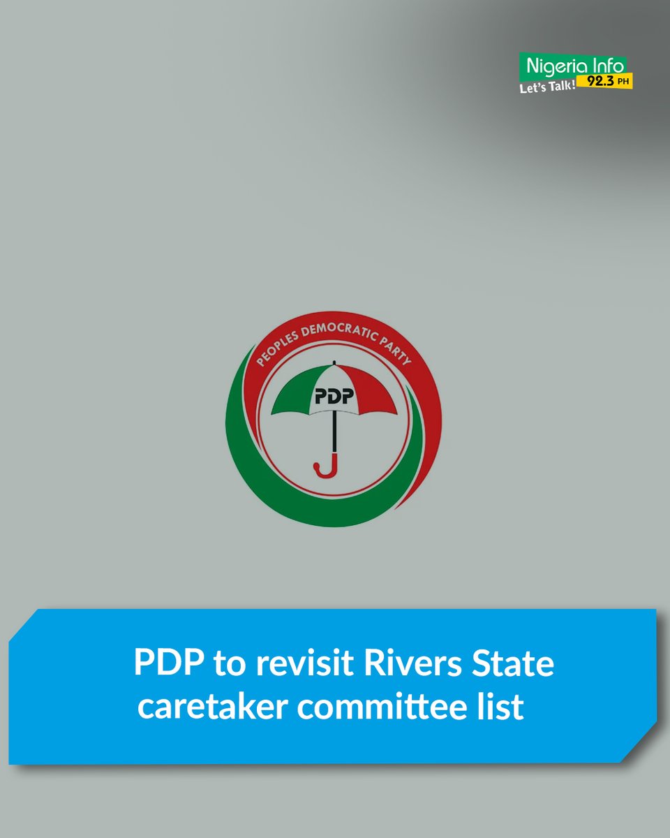 The PDP Governors Forum has directed that the National Working Committee of the party urgently revisit the Caretaker Committee list of Rivers State. This was contained in a statement by the Party's National Publicity Secretary, Debo Ologunagba shortly after a pre-caucus meeting.