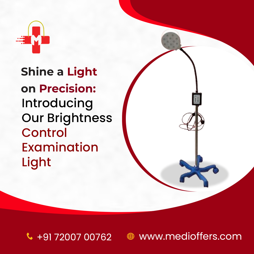 Illuminate with precision! Contect us : medioffers.com #ExaminationLight #MedicalInnovation #PrecisionHealthcare #Medioffers #MedicalEquipment #QualityCare #DentalCare #Support #Stability