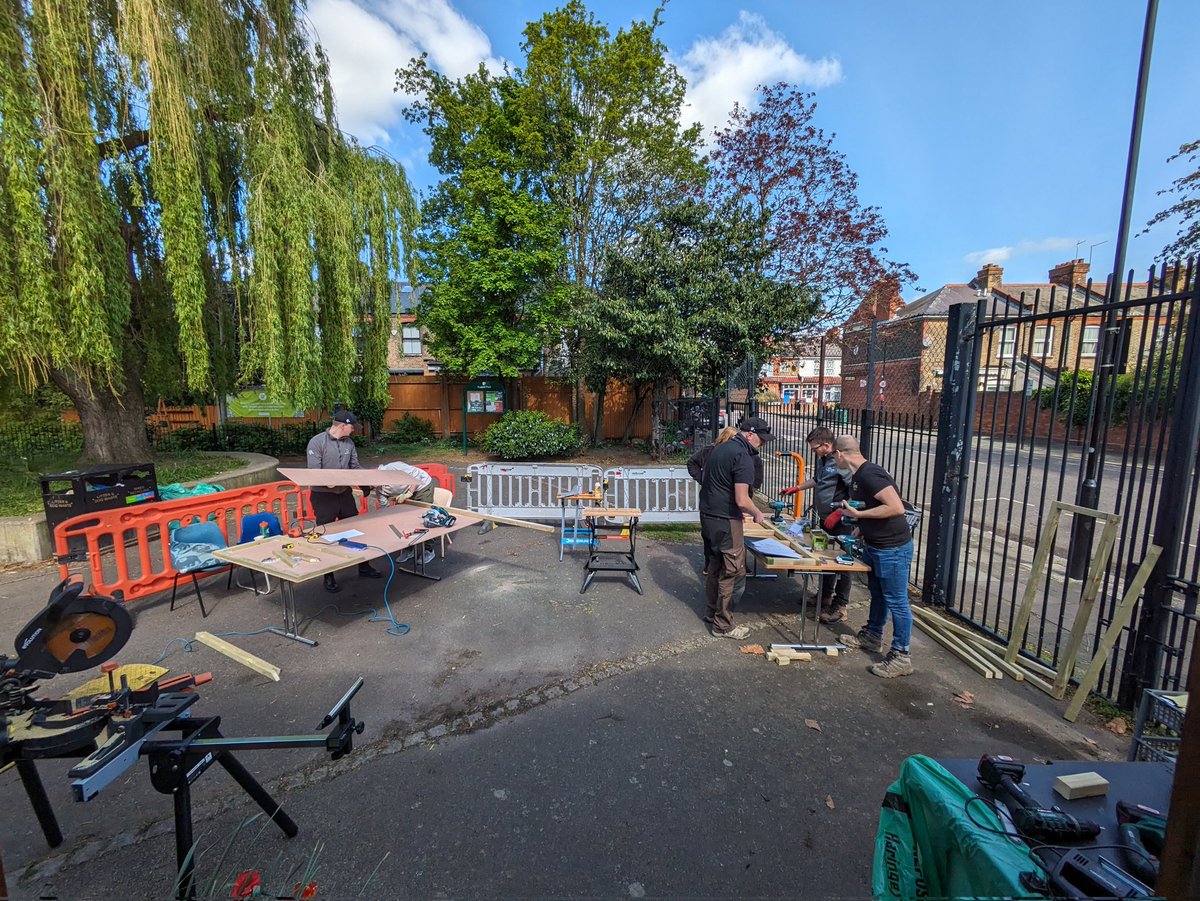 Euclides Montes (@gatulino) on Twitter photo We're very pleased to welcome volunteers from <a href="/ZebraTechnology/">Zebra Technologies</a> at <a href="/RussellParkHub/">Russells Hub</a> on this sunny day, as they join us to build a new community kids library to go with the brand new playground being co-produced between <a href="/NPBigLocal/">Noel Park Big Local</a> and <a href="/haringeycouncil/">Haringey Council</a>. More news soon. Happy days! We're very pleased to welcome volunteers from <a href="/ZebraTechnology/">Zebra Technologies</a> at <a href="/RussellParkHub/">Russells Hub</a> on this sunny day, as they join us to build a new community kids library to go with the brand new playground being co-produced between <a href="/NPBigLocal/">Noel Park Big Local</a> and <a href="/haringeycouncil/">Haringey Council</a>. More news soon. Happy days!