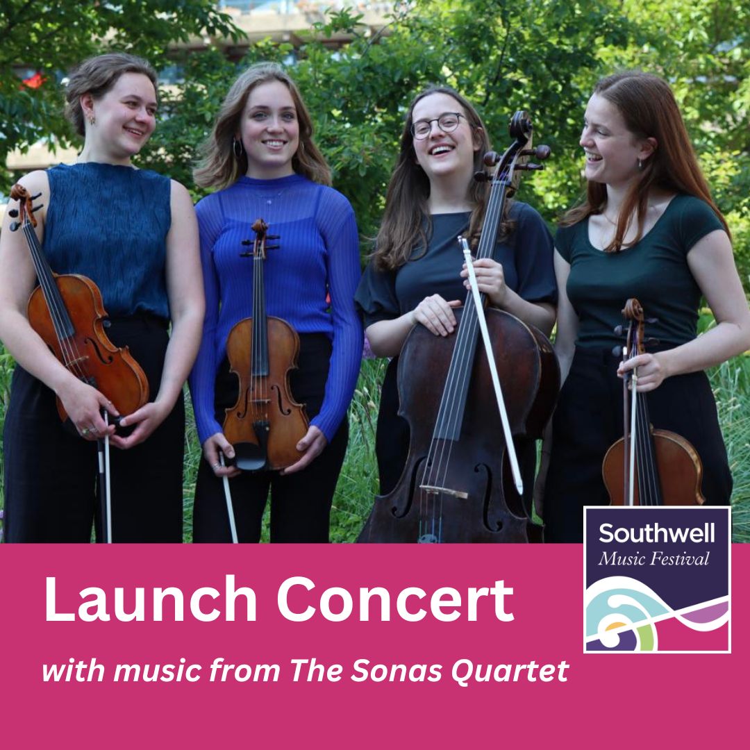 Southwell_Music's tweet photo. Have you booked your FREE tickets for this year's Launch Concert?

Enjoy music from our String Apprentices, The Sonas Quartet, and hear more about this year's tenth anniversary programme.

https://t.co/bOgTDw2vgv https://t.co/xJ8eVPUIAc