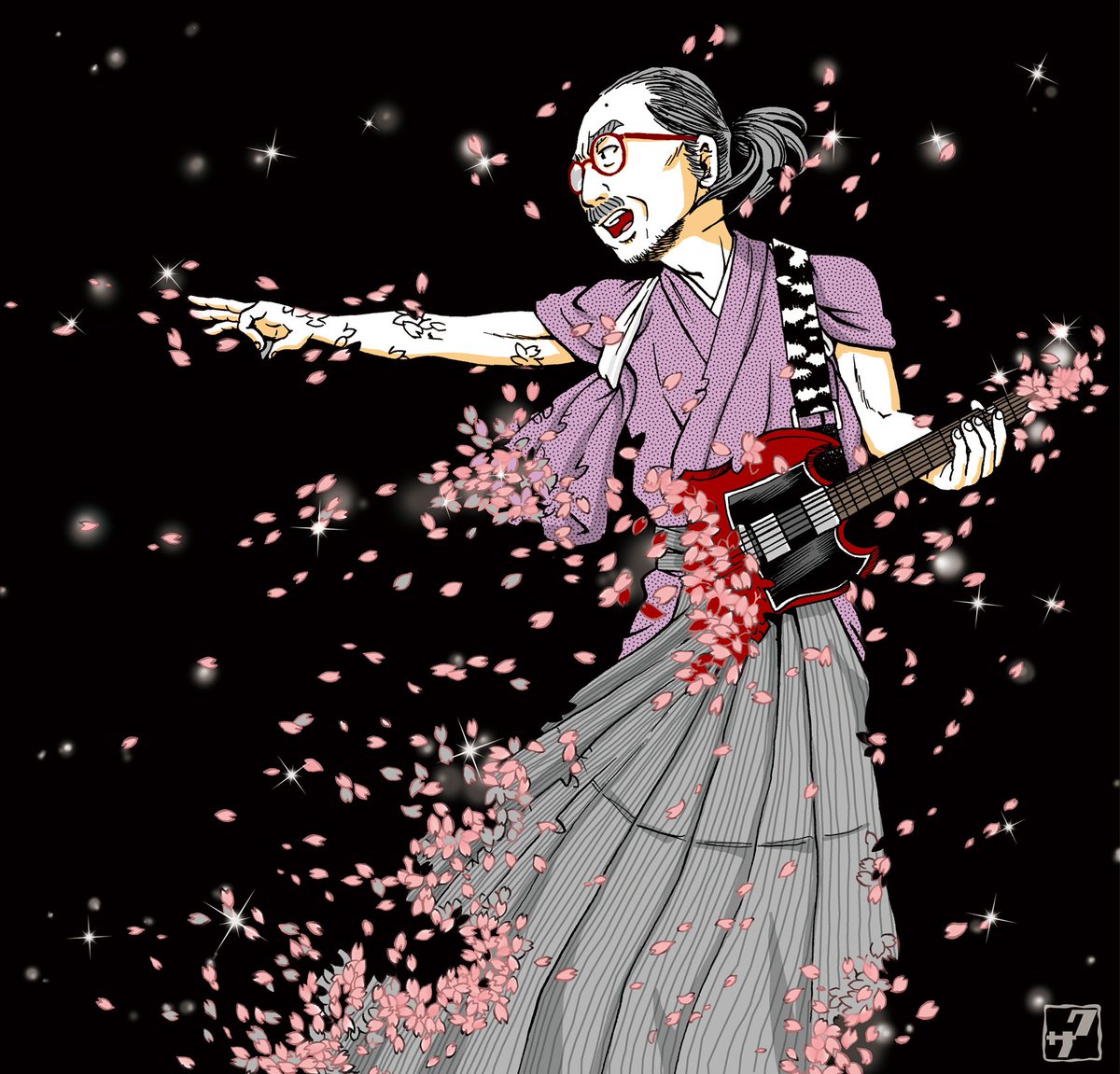 弘前は桜満開のようですね!と桜な絵を貼る!
#人間椅子
#ningenisu 