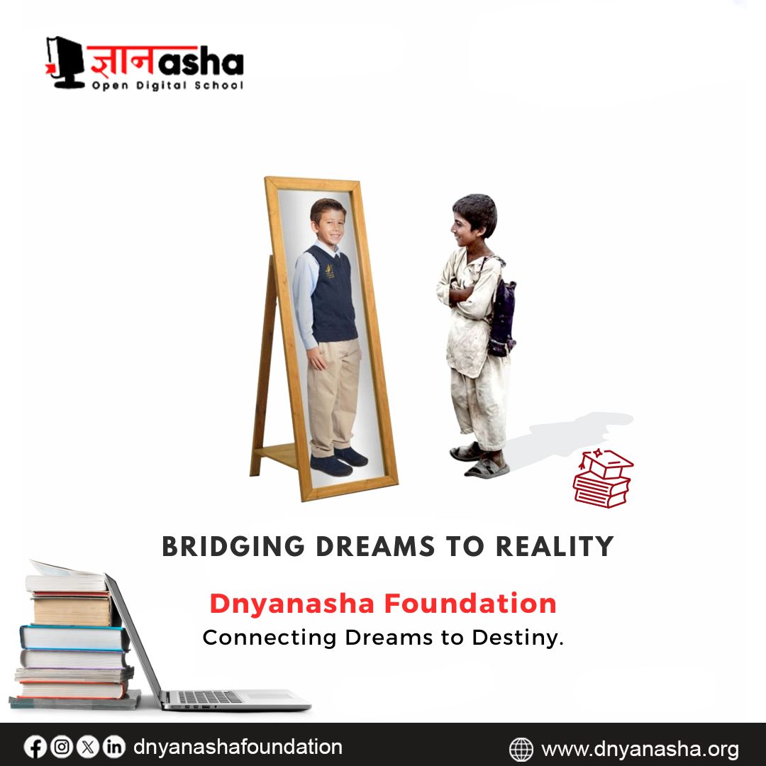 Let's bridge the gap between dreams and reality for underprivileged children. Together, we can pave pathways to success and brighter futures!

#BridgingDreams #PathwaysToSuccess #KnowledgeGrows #FutureLeaders #ngo #education #education #dnyanashafoundation