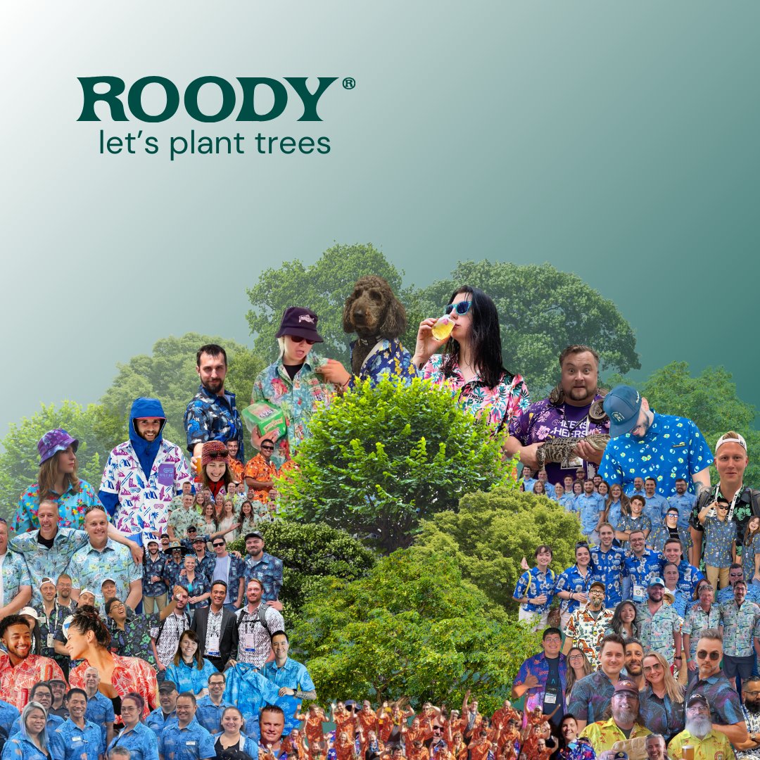 Looking to avoid wasteful merch? Join our growing list of clients and plant some trees by ordering from us! (We plant a tree for every product made)

Start your journey today at roody.co

#letsplanttrees #sustainablymade #merch #custommerch #hawaiianshirts