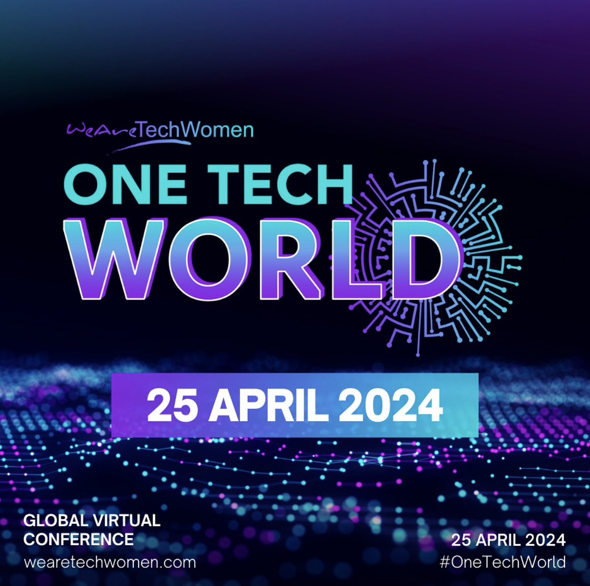 Our very own co-CEO Karen Blake is excited to be speaking at this year's @WeAreTechWomen's #OneTechWorld. Join her and other renowned speakers from around the world. The event is virtual and FREE. hubs.la/Q02qVgWx0 #WomenInTech #UKTech