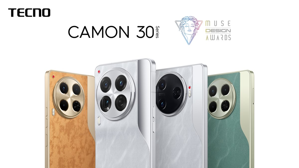 Exciting News! #TECNOCAMON30Series Tech Art Leather Edition clinches Platinum at the esteemed MUSE Design Awards! 🏆✨ Featuring a pioneering industry-first, tech-art suede back design, this special edition stood out over 8,500 entries from around the world. 

#MUSEDesignAwards