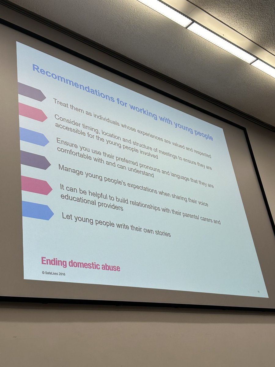The brilliant @safelives_ Changemakers talking about the @CitUniLondon Too Soon Too Late project. Named to reflect lack of support available to young survivors when they need it most. Importance of co-creation & great tips on how to do it well @VISION_UKPRP #VISIONADA2024