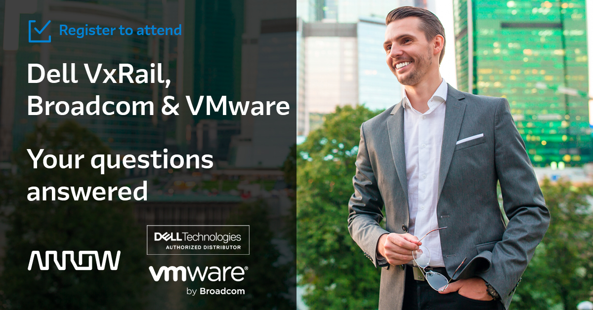 How does @Broadcom's @VMware acquisition change my customer's @DellTech VxRail licenses?

What are #Broadcom's commitments to both #VMware as a solution & Dell #VxRail to modernise the data centre?

Join our 9th May webinar for all the answers.

Book now: arw.li/6015bKkmz