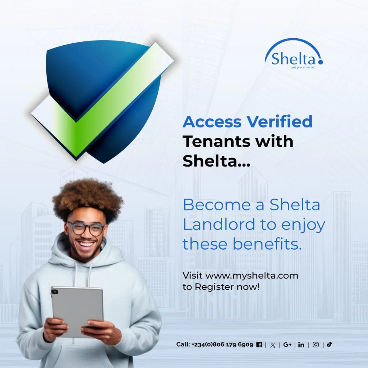 Verified Tenants only! Zero issues for Shelta Landlords.... You don't have to struggle with inconsistent rent payments and property maintenance issues with tenants... It's different with Shelta! As a Registered Shelta Landlord, You have nothing to worry about. With our…