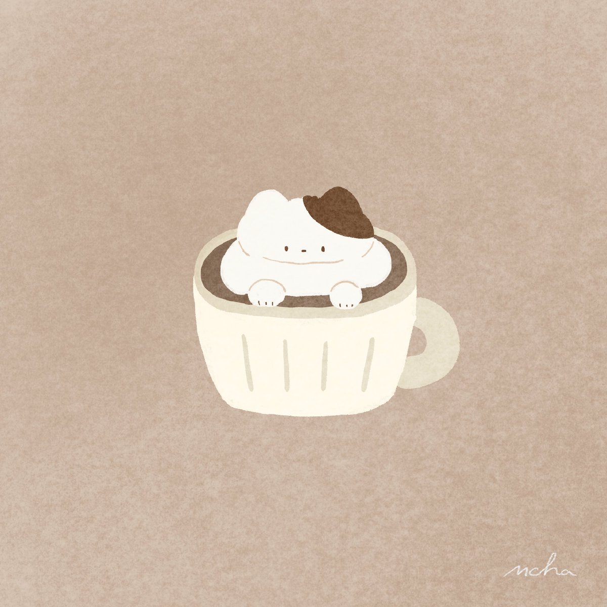 マシュマロココア☕𓈒𓂂𓏸 #イラスト #illustration