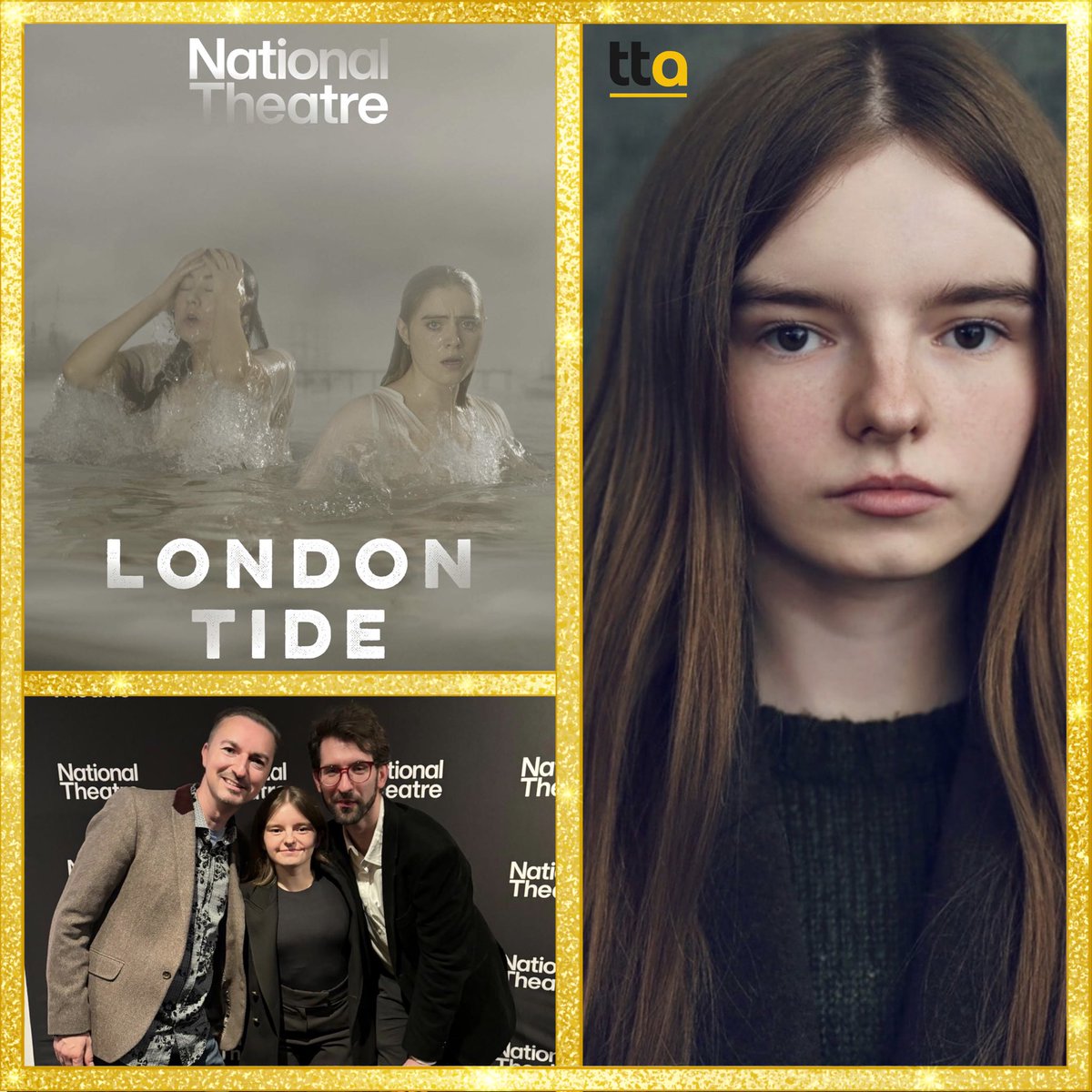 It was press night last night for our brilliant ELLIE-MAY SHERIDAN in London Tide at the National Theatre. We couldn’t be more proud of Ellie-May’s performance. She was simply amazing! 💥✨ ⭐️Client: @EllieMaySherida #tta #ttaadults #nationaltheatre #londontide