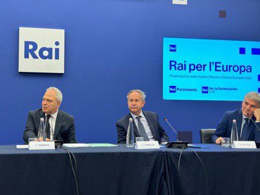 Carlo Corazza (@corazzaep) on Twitter photo Oggi alla sede <a href="/Raiofficialnews/">Rai</a> importante conferenza stampa per presentare le iniziative congiunte <a href="/RaiParlamento/">RAI PARLAMENTO</a> - <a href="/Europarl_IT/">Parlamento europeo</a> e <a href="/europainitalia/">UE in Italia</a> in vista delle #elezionieuropee.
Grazie a <a href="/RaiParlamento/">RAI PARLAMENTO</a> per le Tribune elettorali nella sede 🇪🇺 e le pillole su PNRR
#UsaIlTuoVoto Oggi alla sede <a href="/Raiofficialnews/">Rai</a> importante conferenza stampa per presentare le iniziative congiunte <a href="/RaiParlamento/">RAI PARLAMENTO</a> - <a href="/Europarl_IT/">Parlamento europeo</a> e <a href="/europainitalia/">UE in Italia</a> in vista delle #elezionieuropee.
Grazie a <a href="/RaiParlamento/">RAI PARLAMENTO</a> per le Tribune elettorali nella sede 🇪🇺 e le pillole su PNRR
#UsaIlTuoVoto