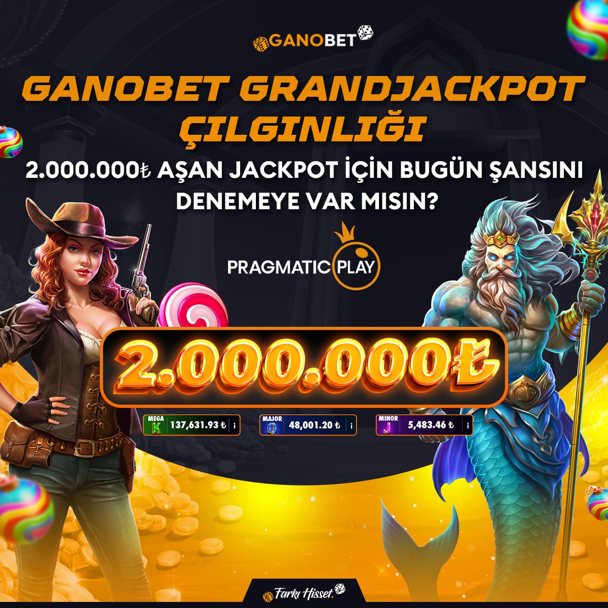 GANOSOSYAL's tweet image. 🔥GANOBET'TE GRAND JACKPOT ÇILGINLIĞI
2.000.000 ₺ 'Yİ AŞTI!

👑 PRAGMATIC PLAY JACKPOT OYUNLARI İLE KAZANCINA KAZANÇ KAT!

🤑 BUGÜN ŞANSINI DENEMEYE VAR MISIN?

💎 GANOBET FARKI HİSSET!