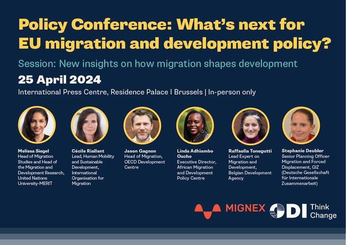 What determines whether migration leads to positive or negative development outcomes? Hear from our expert @MelissaSiegel1, who will chair the panel 'New insights on how migration shapes development' at a policy conference in Brussels next Thursday. ➡️ t.ly/F0c-Q