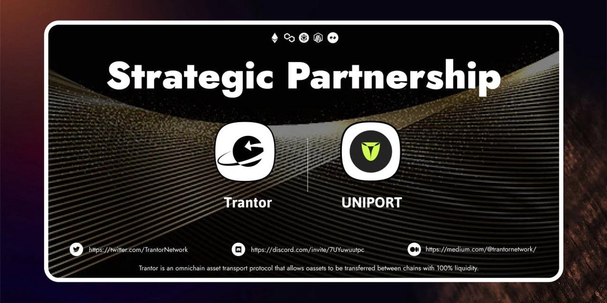 TrantorNetwork's tweet image. 📢Glad to announce our new #partnership with @Uniport_Network
🔥UniPort.Network is a BTC Restaking Layer featured dual-chain architecture, a creative modular blockchain constructed based on Cosmos, Polygon CDK, and Babylon.
Stay tuned for more 👀