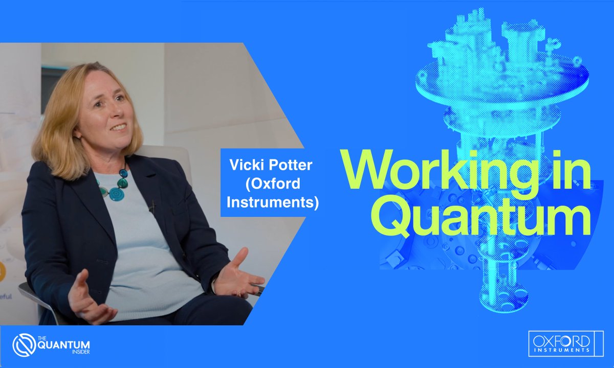 We aim to inspire the next generation by promoting the variety of roles in tech from scientific to business. In our Working in Quantum series, Vicki Potter shares her journey from electrical engineering to @OxInst Chief HR Officer. okt.to/Bk6AQL #WorkingInQuantum