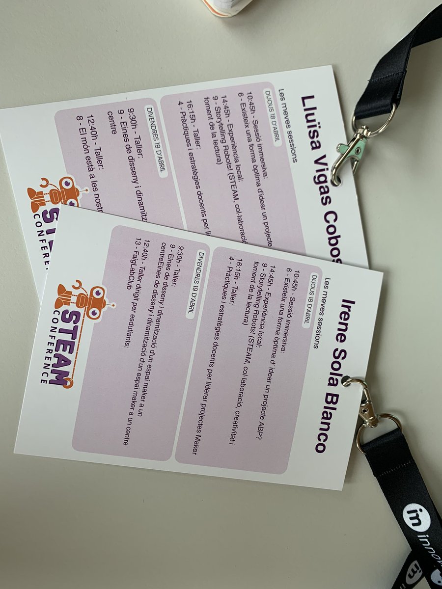 EscolaGiroi's tweet photo. A la #STEAMConf24 #STEAMConfBCN https://t.co/6W649zAii2