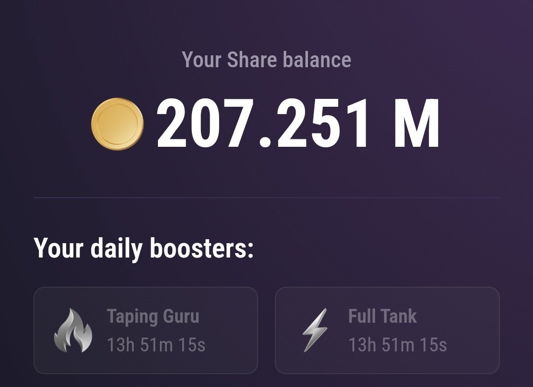 connectwithtola's tweet photo. Day 13 on #TapSwap, 207M tokens collected.
Road to 1 billion tokens?
Get started with us here: https://t.co/fF7WBx6Ztt https://t.co/xNaswG7HbR