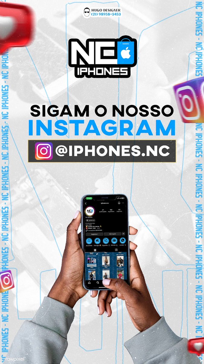 Hugodesigner_'s tweet photo. Entre em contato pelo Whatsapp e faça já seu orçamento. 📋

#designer #gráfico #design #art #imagem #publicidade #arte #edicao #marketing #brazil #logo #graphicdesign #instagood #designgrafico #photoshop #job #socialmedia #photography #logotipo https://t.co/6GbAPNfr6Y