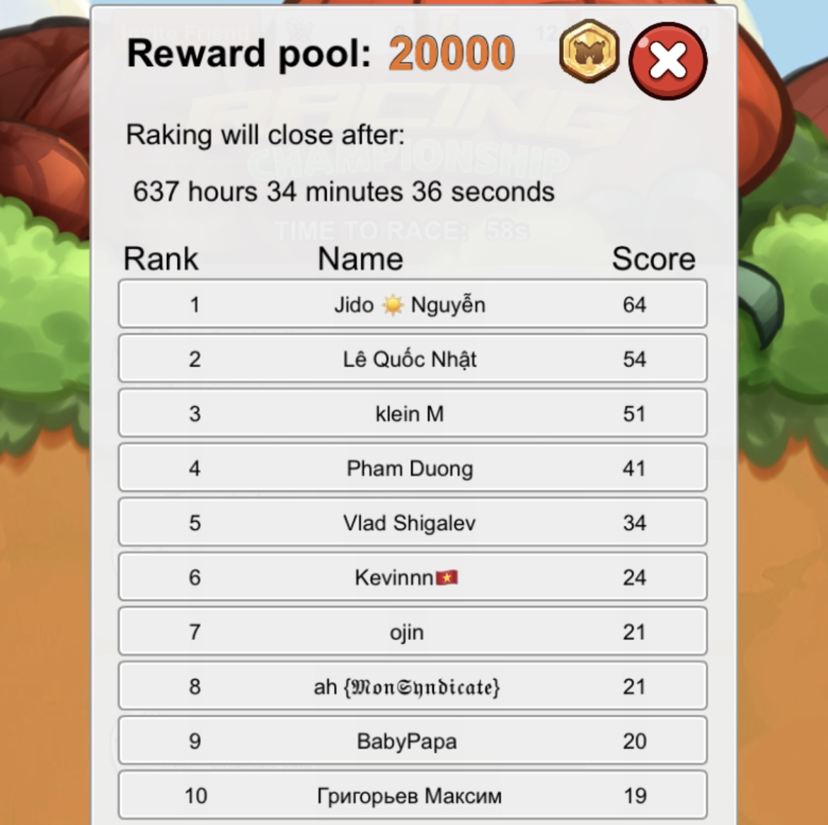 The leaderboard is kept updated with high-score winners🏆 Are you up to defeat & climb the peak? ⚡️Jump in & compete now: t.me/monsterra_offi… ⚡️Magical command: /game Let's shake it up!