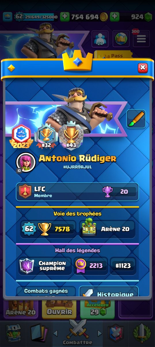 To celebrate my new name I'm doing a GIVEWAY

10  Link Supercell ID
Follow Me 
 
 RT × FV 
 @ 2 friends

results in 5 days 
Good Luck

<a href="/ToniRuediger/">Antonio Rüdiger</a> Goat