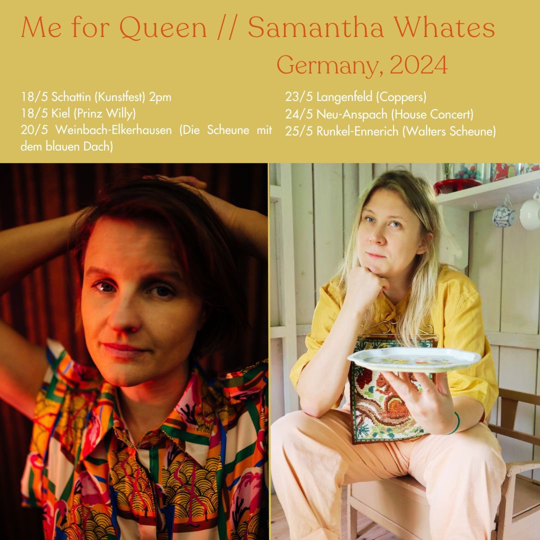 More adventures imminent ! Heading off to Germany in May with my pal @MeForQueen 🌞🌞 can’t wait to play. Haven’t played in Germany since 2016! X