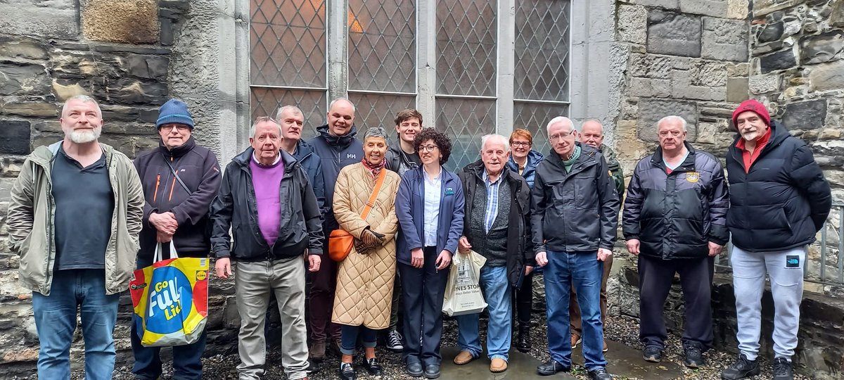 Our wonderful learners and tutor James Madigan at St. Audoen's this week. @CityofDublinETB #AdultEducation #CommunityEducation #LocalHistory