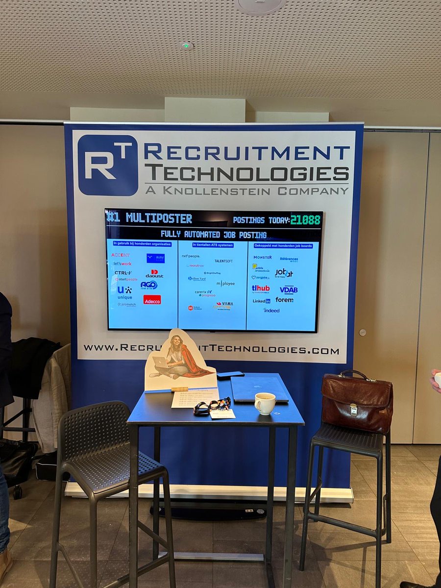 rectechnologies's tweet image. Drukbezochte Recruitmenttech Demo Day in Mechelen weer dit jaar met goede gesprekken!

Als partner zijn wij weer aanwezig om meer te kunnen vertellen over onze full service volautomatische multiposting technologie en CPC/CPA campaign- &amp;amp; feedmanagement.

#multiposting…