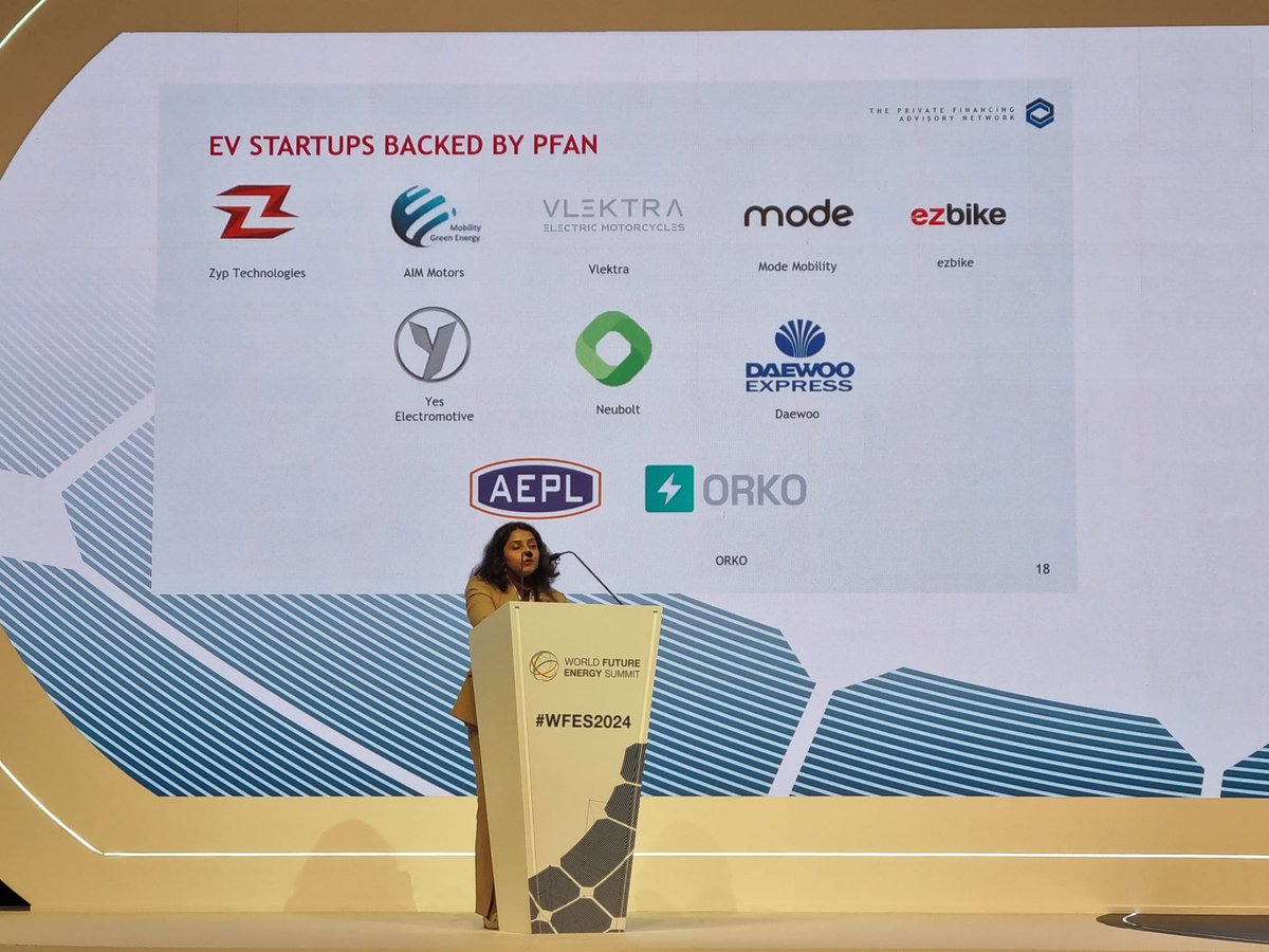 Naveen Ahmed PPSE's Advisor and Country Transaction Coordinator presenting regarding investment opportunities to scale up electric mobility in Pakistan at the World Future Energy Summit.

#Emobility #EVs #WFES2024

<a href="/USAID_Pakistan/">USAID Pakistan</a>
<a href="/UNIDO_Pakistan/">UNIDO PAKISTAN</a>
<a href="/PFAN_Global/">PFAN</a>
<a href="/REEEP/">hm</a>
