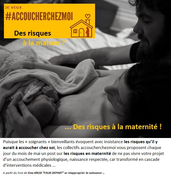 AADendanger's tweet photo. A ne pas manquer tous les soirs à 20h à partir du 1er mai publication d'un post sur les risques ... d'accoucher à la maternité pour un souhait d'accouchement pleinement physiologique ... à suivre sur https://t.co/C9FMZVyGUd et sur https://t.co/ELXJUUhPq0 https://t.co/BF3RqOsRX2