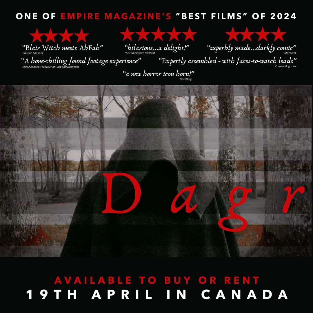 'Oh Canada!' - Dagr is released to rent or buy in Canada on 19th April!!! Hope you enjoy our rather silly film...

#DagrFilm #Horror #FoundFootage #FolkHorror #Comedy #DontTakeItTooSeriously #Canada