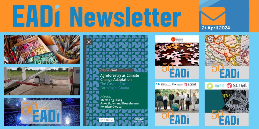 Our newsletter just went out, featuring @IDDRI_English and its latest takes, an #openaccess book on #agroforestry, picks on #migration by @UNUMERIT, @cmi_no, @diisdk & @ECDPM and many events in the context of the #EADI50 celebrations mailchi.mp/eadi/nl2april2…